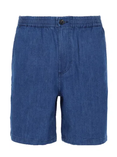 A.p.c. Norris Medium Blue Utility Shorts