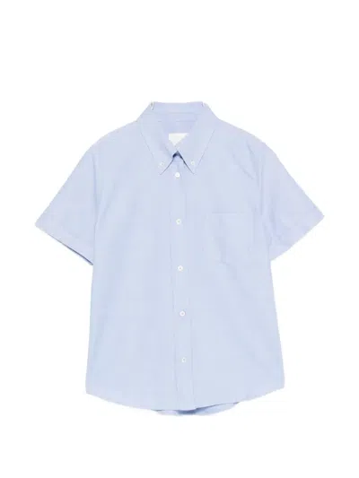 Apc Short-sleeve Shirt In Blue