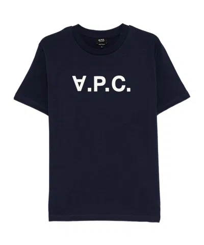 A.p.c. Short-sleeved T-shirt In Black