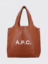 Apc A.p.c. Ninon Tote Bag In Brown