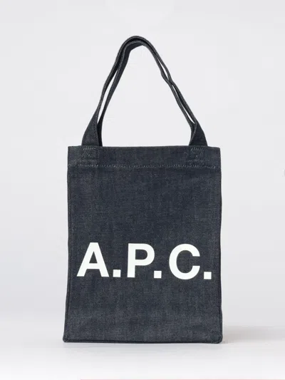 Apc Shoulder Bag Men A.p.c. In Blue