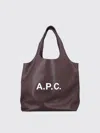 Apc A.p.c. Ninon Tote Bag In Brown