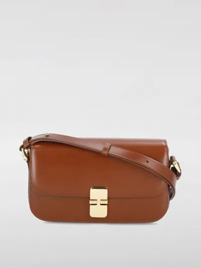 Apc Shoulder Bag A.p.c. Woman Color Beige