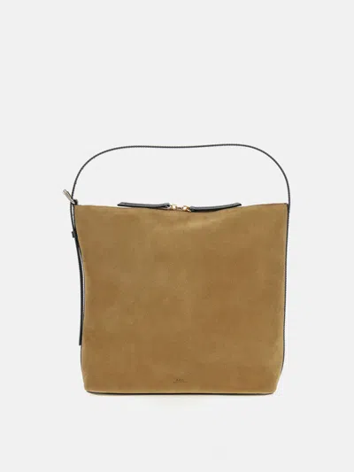 Apc Shoulder Bag A. P.c. Woman Color Beige In Sand