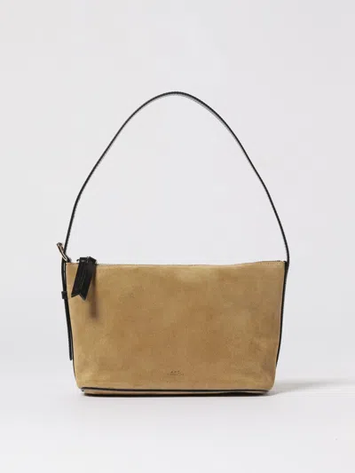 Apc Shoulder Bag A. P.c. Woman Color Beige In Sand