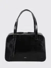 Apc A.p.c. A.p.c. Virginie Patent Leather Bag In Black