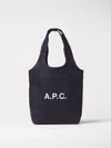 Apc A.p.c. Women Denim Ninon Shopping Bag In Blue