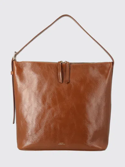 APC SHOULDER BAG A. P.C. WOMAN COLOR BROWN,H35715032