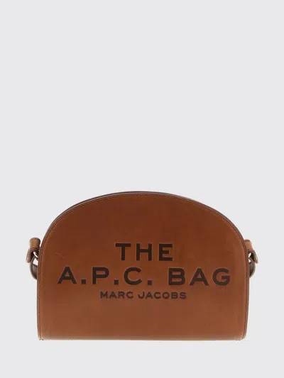 APC CROSSBODY BAG A. P.C. WOMAN COLOR BROWN,H70147032
