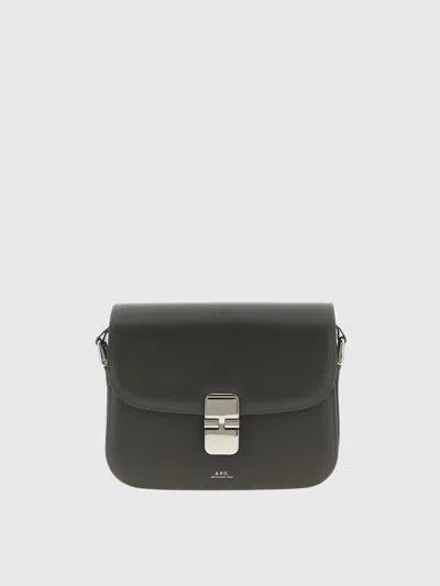 APC CROSSBODY BAGS A. P.C. WOMAN COLOR CHARCOAL,H33275033