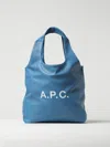 Apc Shoulder Bag A. P.c. Woman Color Gnawed Blue