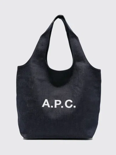 APC SHOULDER BAG A. P.C. WOMAN COLOR INDIGO,H80661109