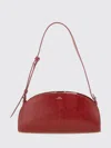 Apc A.p.c. Demi-lune Shoulder Bag In Red