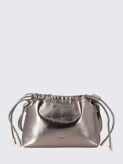 Apc Shoulder Bag A. P.c. Woman Color Silver