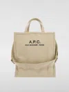 Apc Men's Rã©cupã©ration Canvas Shopping Bag In Sand