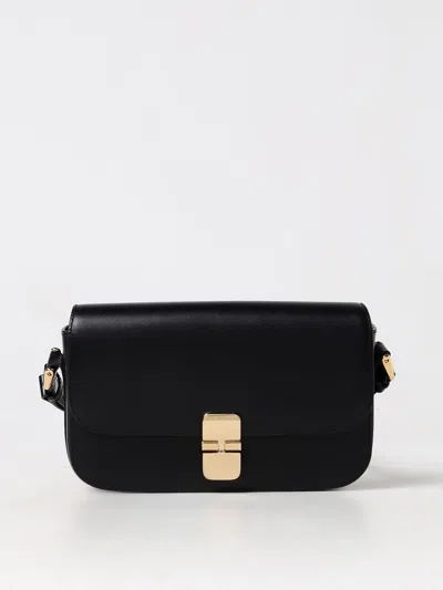 Apc Shoulder Bag A.p.c. Woman Color Black In Black