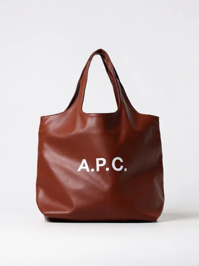 Apc Shoulder Bag A.p.c. Woman Color Brown