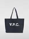 Apc Shoulder Bag A.p.c. Woman Color Denim In Denim