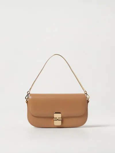 Apc Shoulder Bag A.p.c. Woman Color Sand In Sand