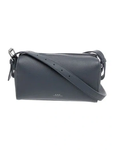 Pre-owned A.p.c. Shoulder Bag In Blue