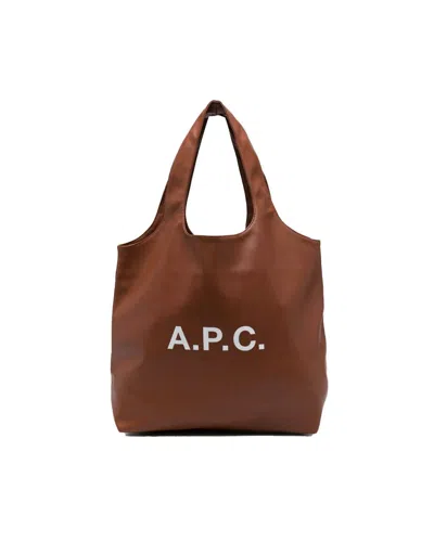 Apc A.p.c. Shoulder Bag In Brown
