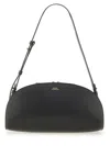 Apc Mini Demi-lune Structured Shoulder Handbag In Black