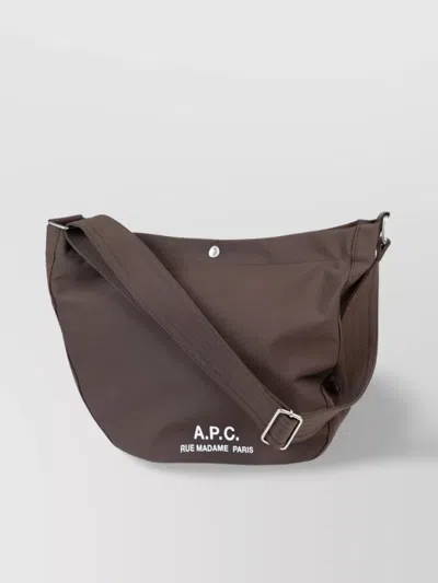 Apc Shoulder Bag With Adjustable Strap And Exterior Pocket