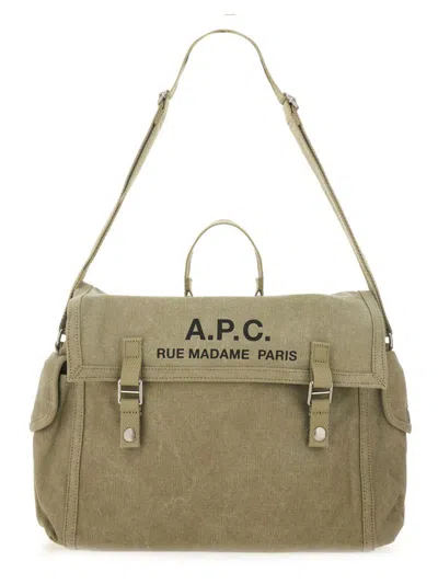APC A.P.C. SHOULDER BAG WITH LOGO
