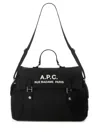 Apc A.p.c. Shoulder Bag With Logo In Black