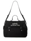 Apc A.p.c. Men Shoulder Bag With Logo In Black