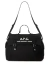 Apc A.p.c. Men Shoulder Bag With Logo In Black
