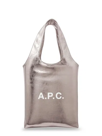 Apc Shoulder Bag With Maxi Logo Print