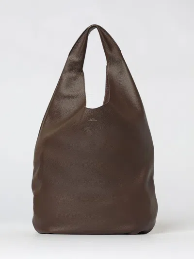 Apc Tote Bag A. P.c. Woman Color Brown