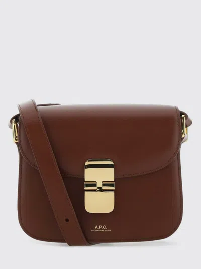 A.p.c. Shoulder Bag A. P.c. Woman Color Brown In Orange