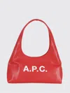 A.p.c. .p.c. Baby Ninon Logo Printed Shoulder Bag In Red