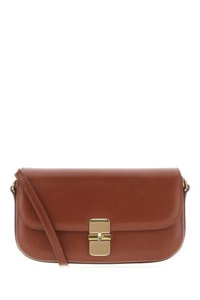 Apc A.p.c. Shoulder Bags In Brown