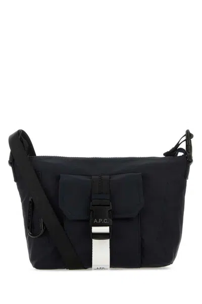 Apc Trek Crossbody Bag With Adjustable Shoulder Strap In Black