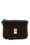 Apc Grace Small Leather Crossbody Bag For Women In Brown