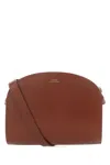 Apc Demi-lune Crossbody Bag In Brown