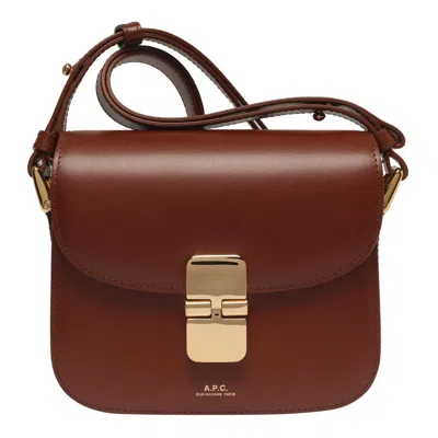 Apc A.p.c. Shoulder Bags In Brown