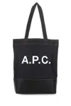 Apc Axelle Denim Tote Bag In Iak