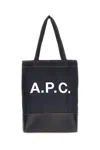 Apc Axelle Denim Tote Bag In Iak