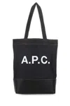 Apc Axelle Denim Tote Bag In Iak