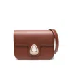 Apc A. P.c. Astra Leather Shoulder Bag In Brown