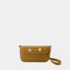 Apc A.p.c. Charlotte Foldover Top Shoulder Bag In Brown