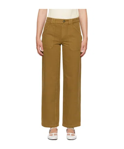 Apc Sidney Belt-loop Casual Pants In Brown