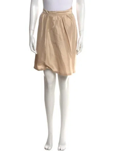 Pre-owned Apc Silk Knee-length Skirt In Pink