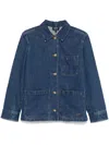 Apc A.p.c. Silvana Denim Jacket In Blue