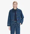 Apc A.p.c. Jackets In Stonewashed Indigo