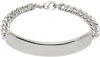 Apc Silver Darwin Chain Bracelet In Rab Silver